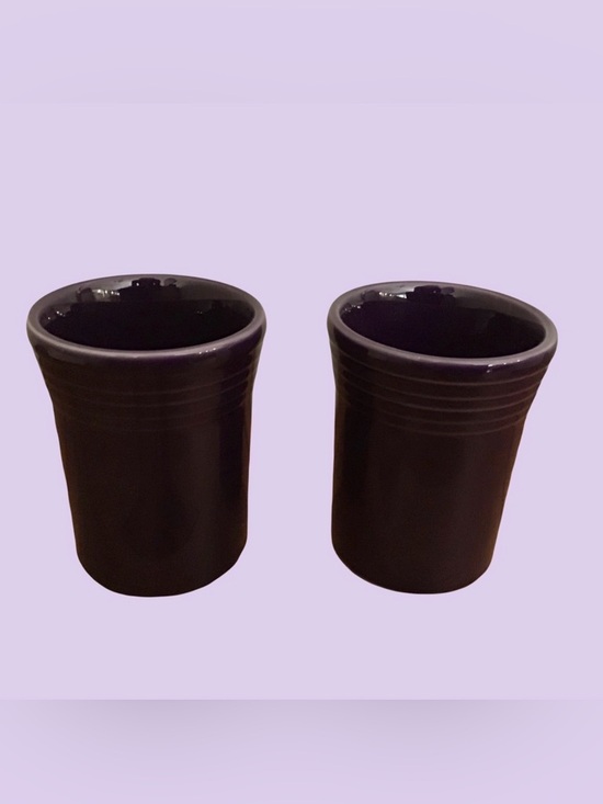 Fiestaware Other - 2 Vintage Fiesta Plum Tumblers